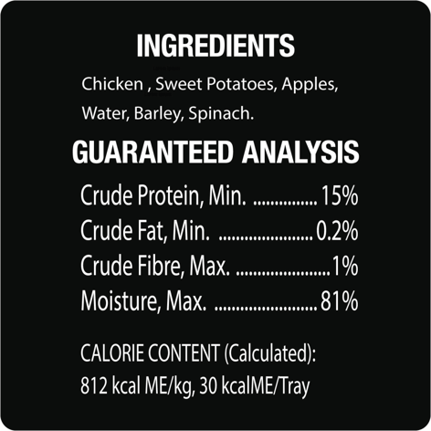 CESAR® SIMPLY CRAFTED™ Wet Dog Food, Chicken, Sweet Potato, Apple, Barley & Spinach image 1