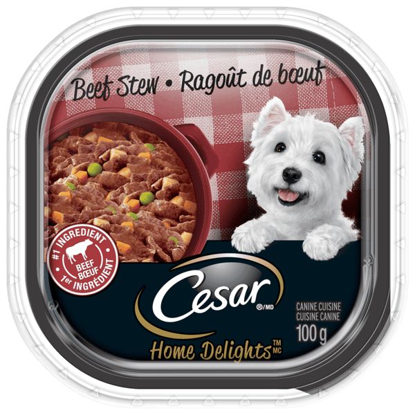 CESAR® HOME DELIGHTS™ Wet Dog Food, Beef Stew image 1