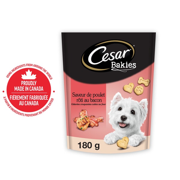 Gâteries pour petits chiens adultes CESAR(MD) Bakies saveur de poulet rôti au bacon image 1