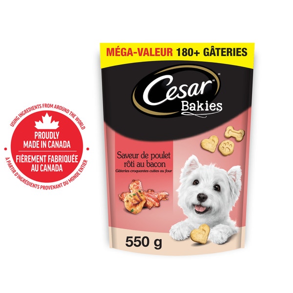 Gâteries pour petits chiens adultes CESAR(MD) Bakies saveur de poulet rôti au bacon image 1
